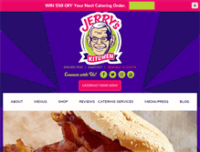 Tablet Screenshot of jerrys-kitchen.com